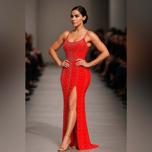 ✨“Luxury Radiance Gown” – Shine with Every Step ✨ - Picture 7 of 14